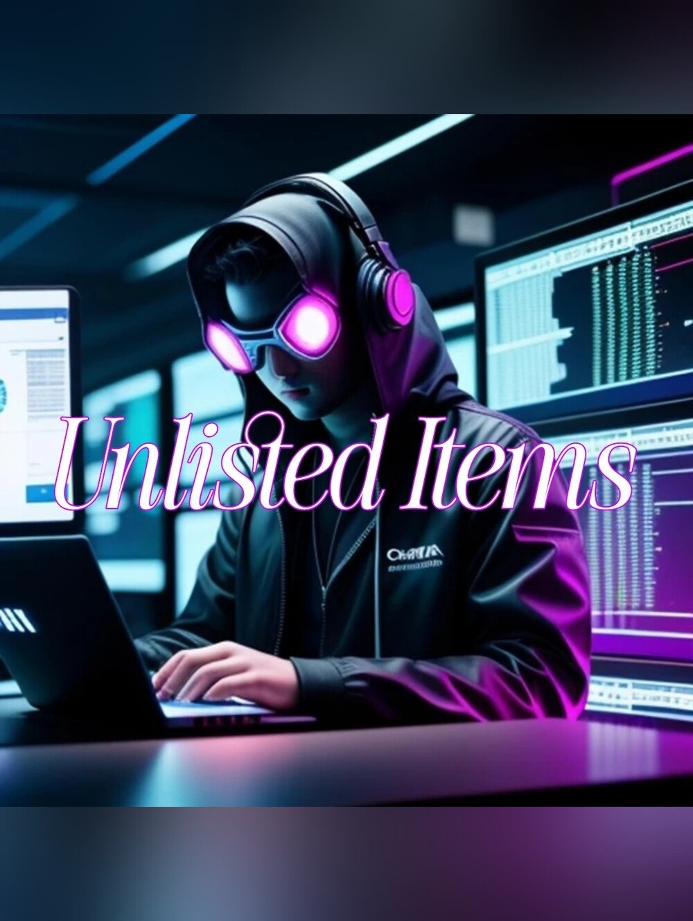 Cyber Hoodie with Neon Pink Accents